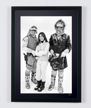 Star Wars Episode V: The Empire Strikes Back - Han Solo, Leia Organa and Luke Skywalker On Set