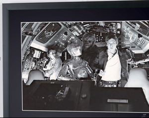 Star Wars, Millennium Falcon Cockpit with Han, Chewie, Leia and C-3PO