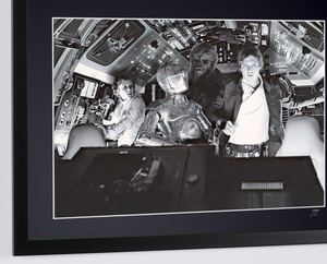 Star Wars, Millennium Falcon Cockpit with Han, Chewie, Leia and C-3PO