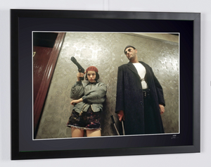 Leon (1994) – Jean Reno as Leon & Natalie Portman as Mathilda – Wooden Frame, 70x50 cm – 2 – Original Certificate of Authenticity (COA), Hologram Logo, and QR Code