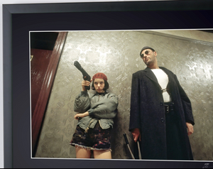 Leon (1994) – Jean Reno as Leon & Natalie Portman as Mathilda – Wooden Frame, 70x50 cm – 2 – Original Certificate of Authenticity (COA), Hologram Logo, and QR Code
