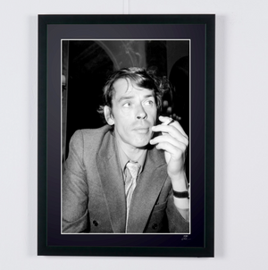 Jaques Brel - Actor & singer - Wooden Framed 70X50 cm - Original Certificate (COA), Hologram Logo Editor and QR Code
