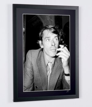 Jaques Brel - Actor & singer - Wooden Framed 70X50 cm - Original Certificate (COA), Hologram Logo Editor and QR Code