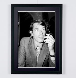 Jaques Brel - Actor & singer - Wooden Framed 70X50 cm - Original Certificate (COA), Hologram Logo Editor and QR Code