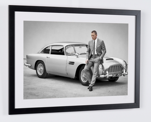 James Bond 007: Spectre, Daniel Craig as James Bond 007 with his Aston Martin DB5