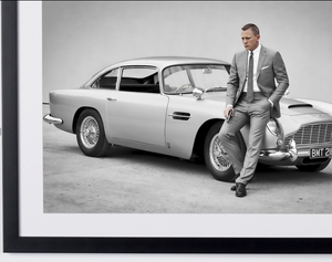 James Bond 007: Spectre, Daniel Craig as James Bond 007 with his Aston Martin DB5