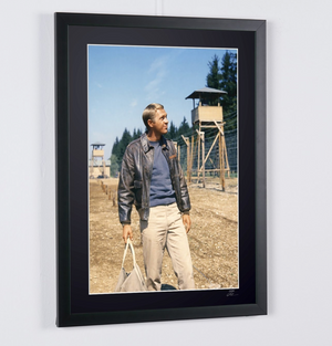 The Great Escape 1963 - Steve McQueen on set of