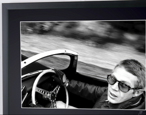 Steve McQueen - Drives Jaguar XK-SS 1962