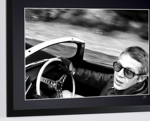 Steve McQueen - Drives Jaguar XK-SS 1962