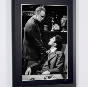 The Godfather, Marlon Brando as Don Vito Corleone & Al Pacino as Michael Corleone