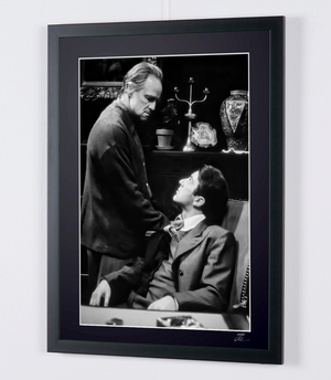 The Godfather, Marlon Brando as Don Vito Corleone & Al Pacino as Michael Corleone