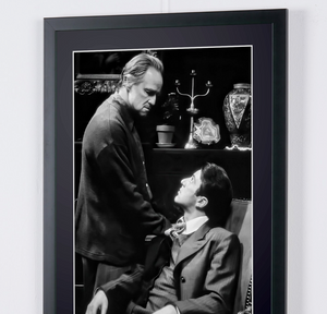 The Godfather, Marlon Brando as Don Vito Corleone & Al Pacino as Michael Corleone