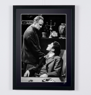 The Godfather, Marlon Brando as Don Vito Corleone & Al Pacino as Michael Corleone
