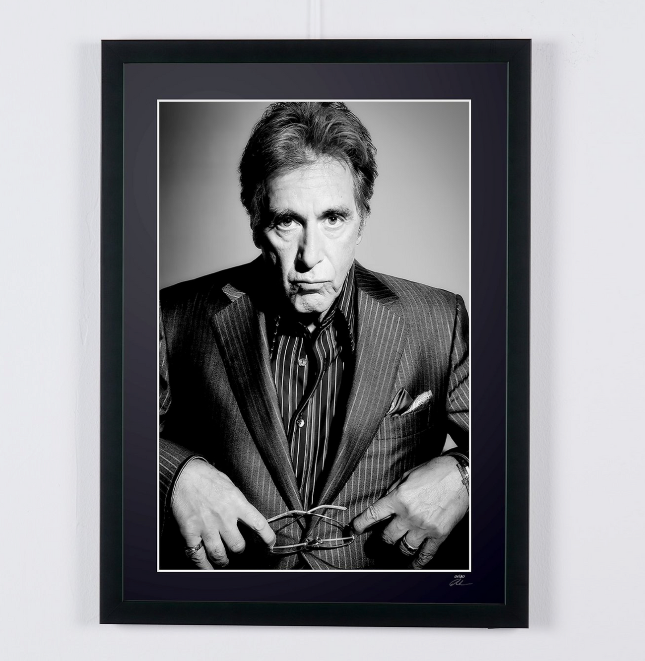 Photographie d’art de Al Pacino dans Al Pacino (2006), encadrée à la main — édition limitée de 30 exemplaires numérotés.