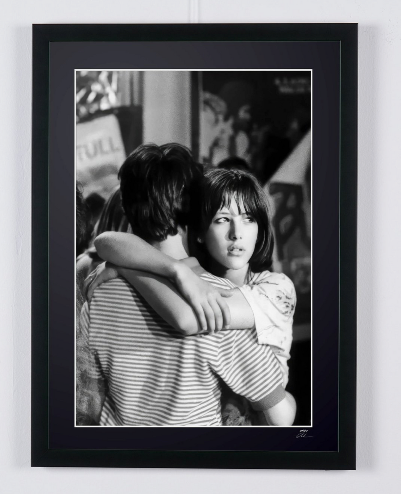 Fine art photograph of Sophie Marceau in La Boum, hand-framed — limited edition of 30 numbered prints.