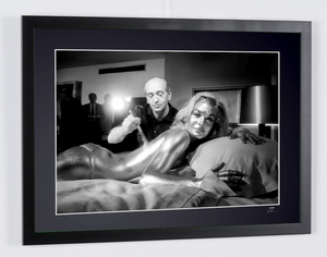  James Bond 007: Goldfinger, - Shirley Eaton as Jill Masterson on Set 