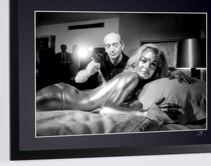  James Bond 007: Goldfinger, - Shirley Eaton as Jill Masterson on Set 
