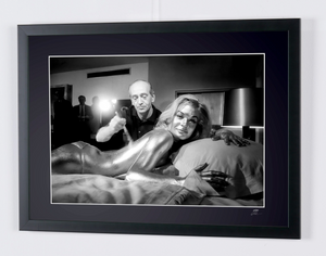  James Bond 007: Goldfinger, - Shirley Eaton as Jill Masterson on Set 