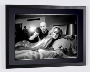  James Bond 007: Goldfinger, - Shirley Eaton as Jill Masterson on Set 