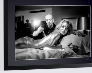  James Bond 007: Goldfinger, - Shirley Eaton as Jill Masterson on Set 