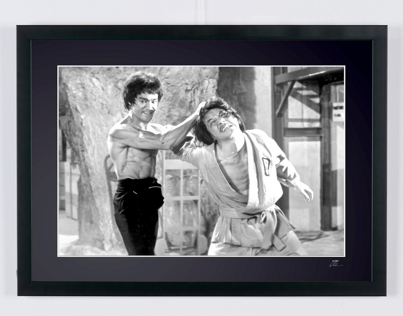 Dragon 1973 - Bruce Lee, left, with Jackie Chan