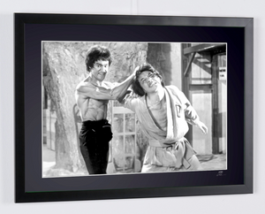 Dragon 1973 - Bruce Lee, left, with Jackie Chan
