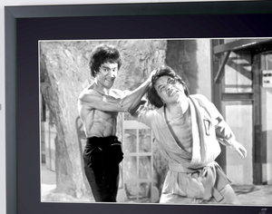 Dragon 1973 - Bruce Lee, left, with Jackie Chan