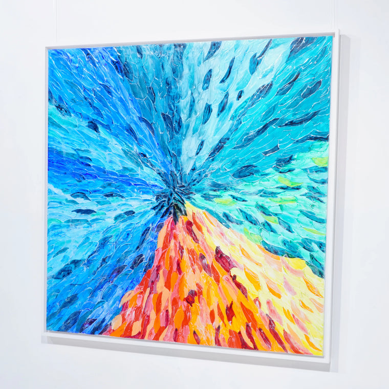 Encounter between the Sun and the Sea - Elvira Lopez — Side view