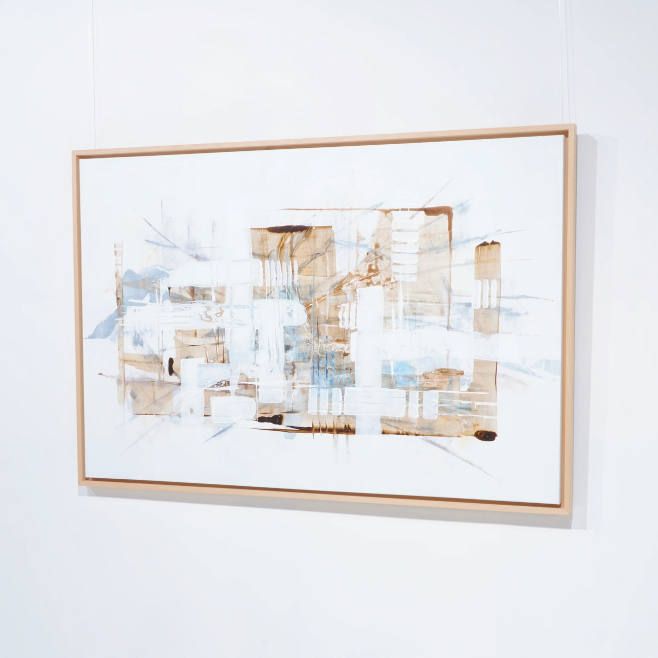 Original artwork by Monti — 155 x 105 cm. Unique piece (1/1), signed with certificate of authenticity. Framed.