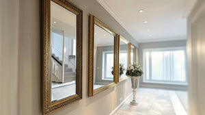 Grand miroir sur mesure design au mur — Costa Blanca