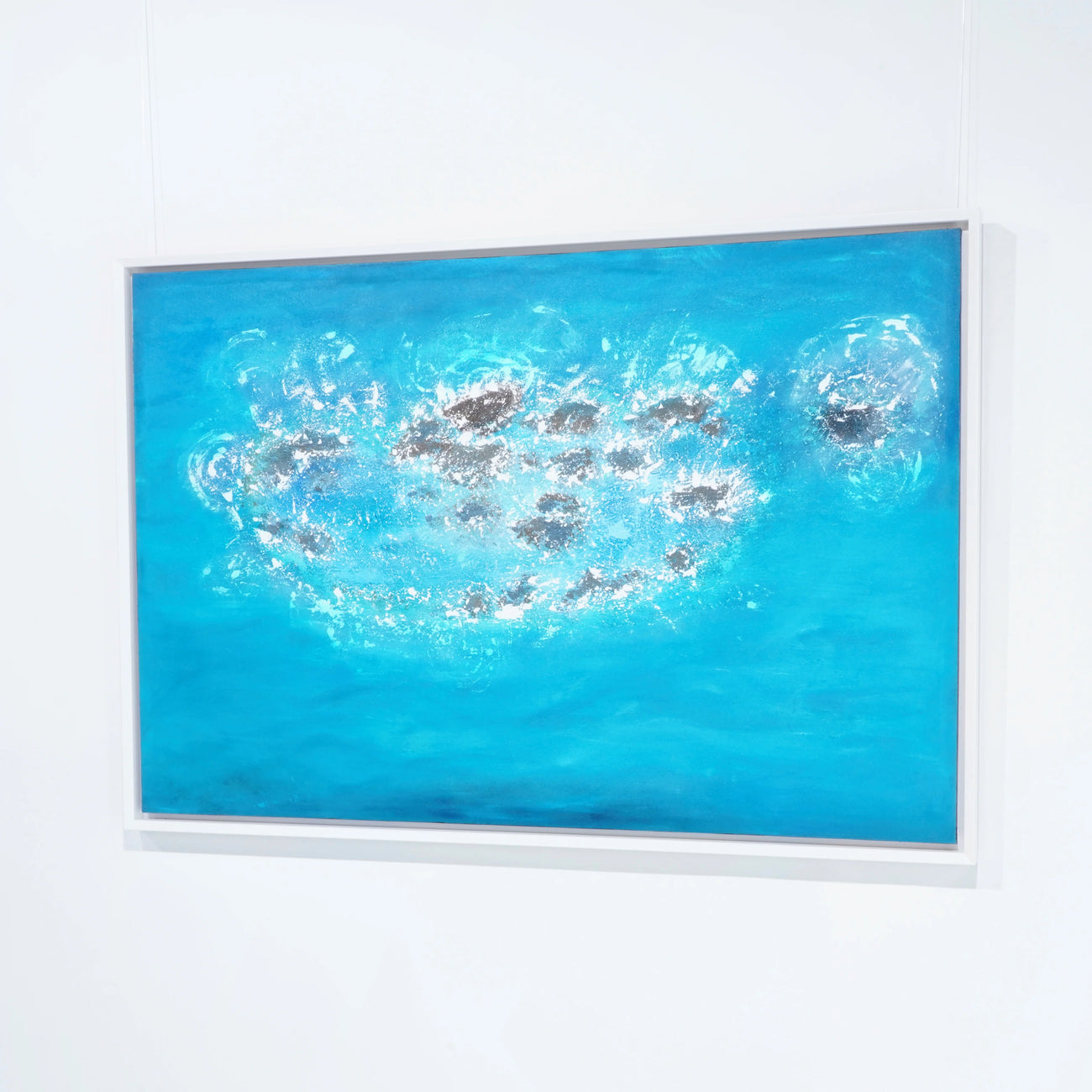 Original artwork by Elvira López — 156 x 106 cm. Unique piece (1/1), signed with certificate of authenticity. Framed.