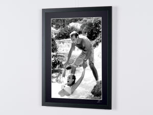 James Bond 007: Dr. No, Connery e Ursula Andress nos bastidores em Dunns River