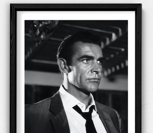  James Bond 007: Dr. No - Sean Connery - En el plató - Marco de foto - Starck Gallery