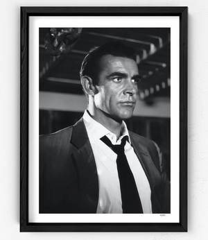  James Bond 007: Dr. No - Sean Connery - En el plató - Marco de foto - Starck Gallery