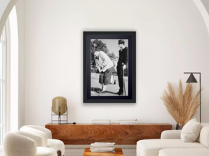 James Bond 007: Goldfinger, Sean Connery (007) and Gert Frobe (Auric Goldfinger) on the golf course