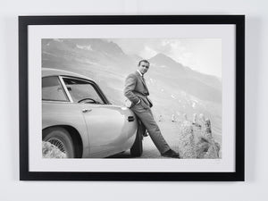  James Bond 007: Goldfinger, Sean Connery with the Aston Martin DB5 