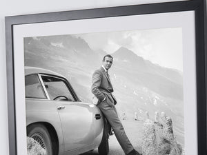  James Bond 007: Goldfinger, Sean Connery with the Aston Martin DB5 