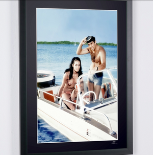  James Bond 007: Thunderball - Sean Connery & Martine Beswick on set 