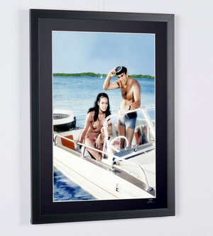  James Bond 007: Thunderball - Sean Connery & Martine Beswick on set 