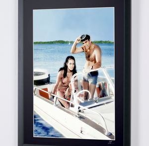  James Bond 007: Thunderball - Sean Connery & Martine Beswick on set 