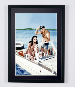  James Bond 007: Thunderball - Sean Connery & Martine Beswick on set 