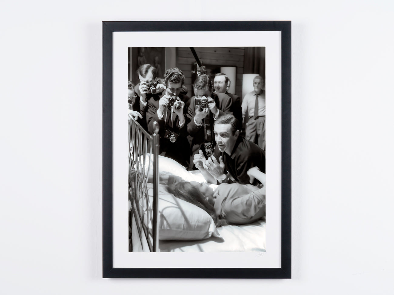 Fine art photograph of Luciana Paluzzi in Opération Tonnerre, hand-framed — limited edition of 30 numbered prints.