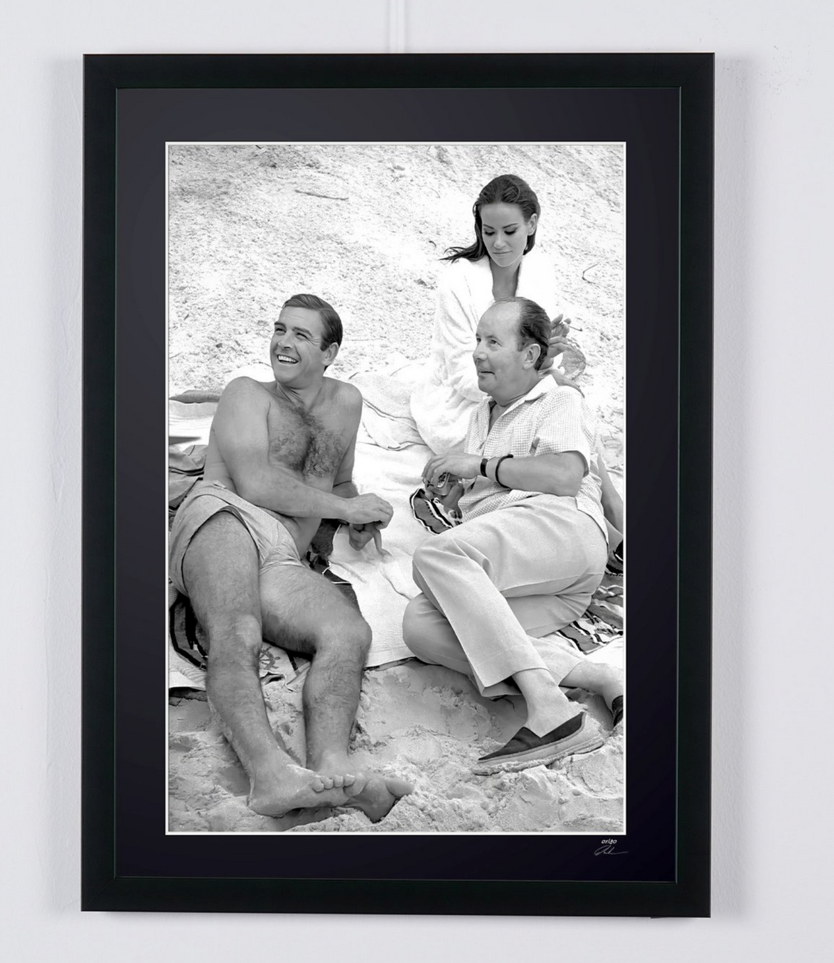 Fine art photograph of Sean Connery in Opération Tonnerre, hand-framed — limited edition of 30 numbered prints.