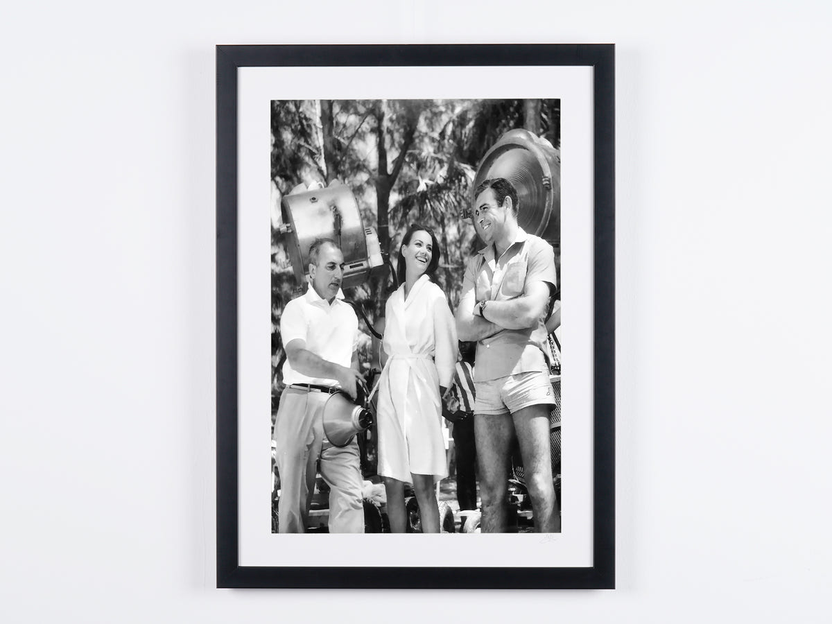 Fine art photograph of Sean Connery in Opération Tonnerre, hand-framed — limited edition of 30 numbered prints.
