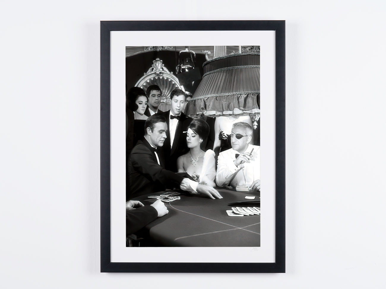Fine art photograph of Sean Connery in Opération Tonnerre, hand-framed — limited edition of 30 numbered prints.