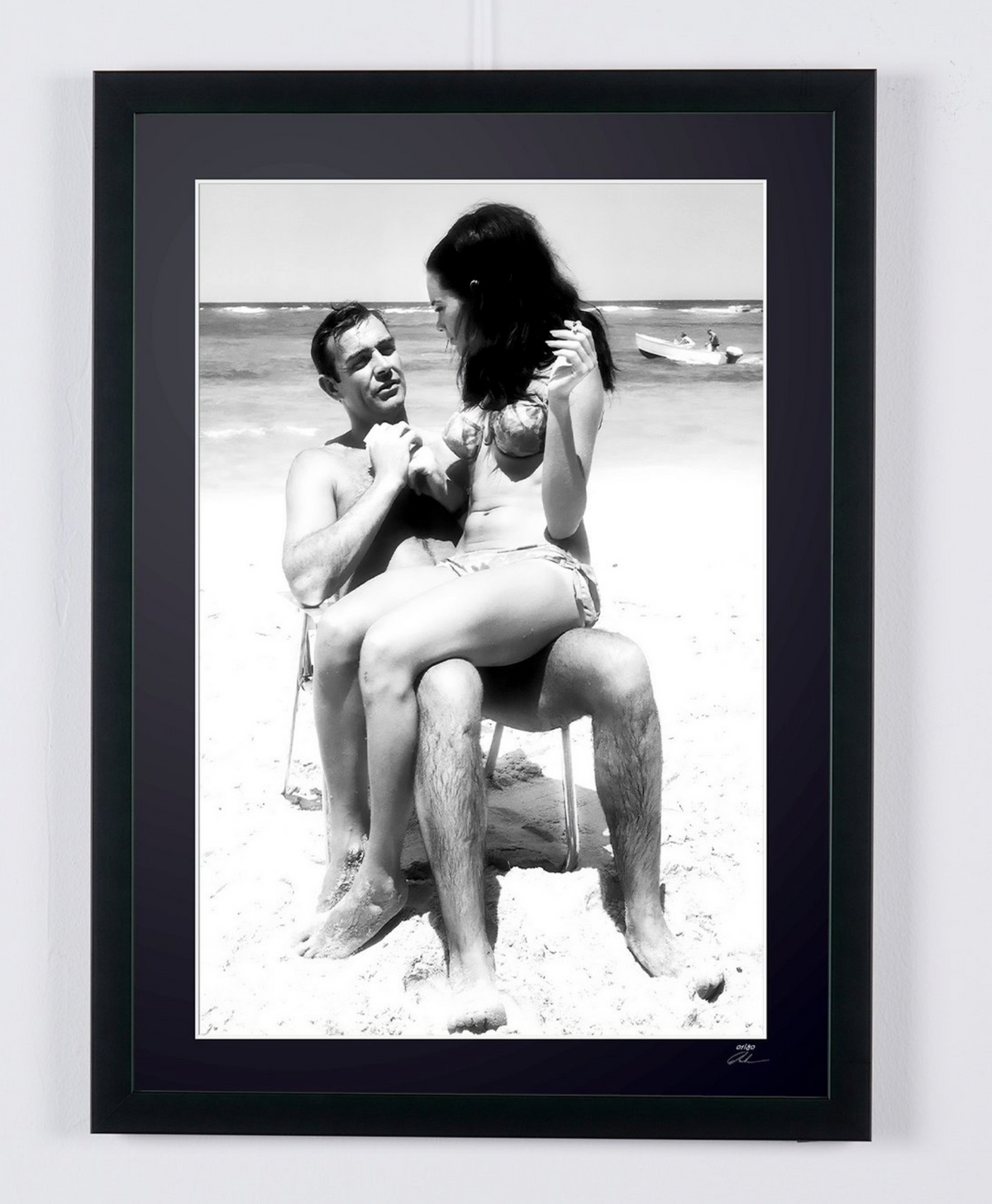 Fine art photograph of Sean Connery in Opération Tonnerre, hand-framed — limited edition of 30 numbered prints.