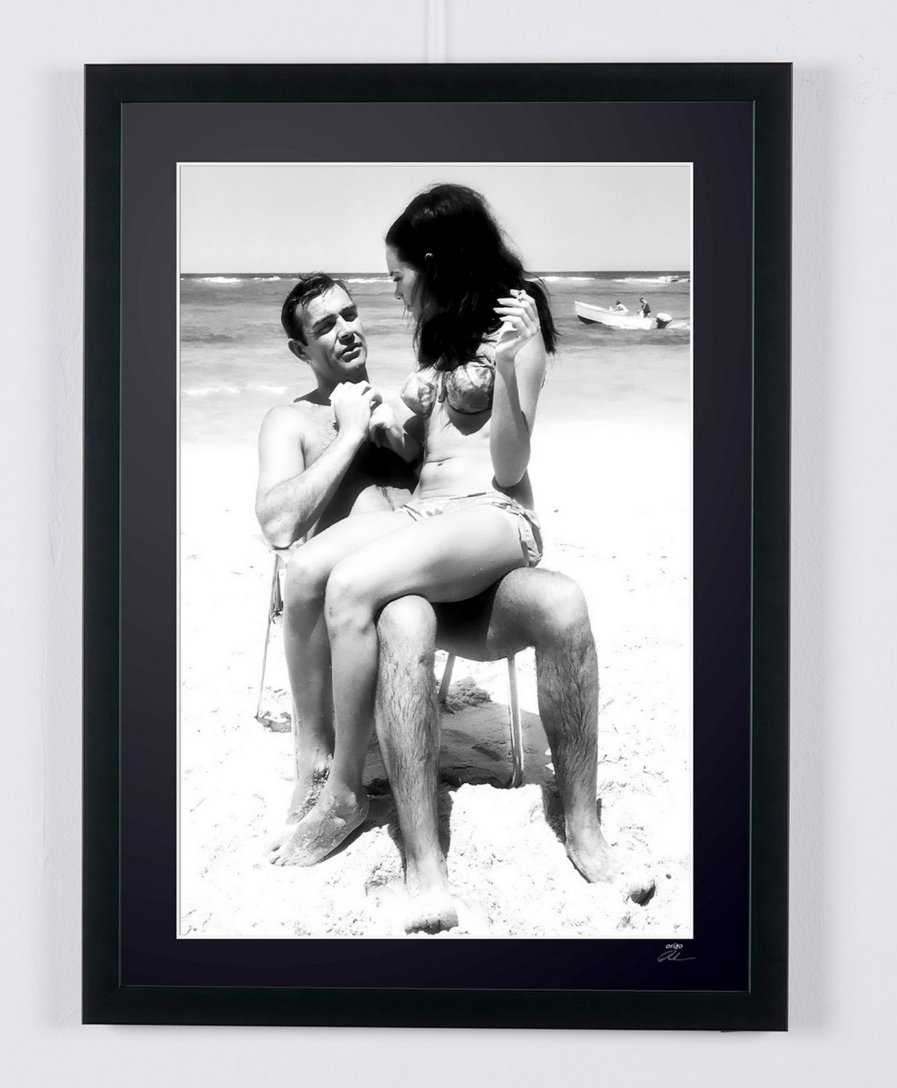 Fine art photograph of Sean Connery in Opération Tonnerre, hand-framed — limited edition of 30 numbered prints.