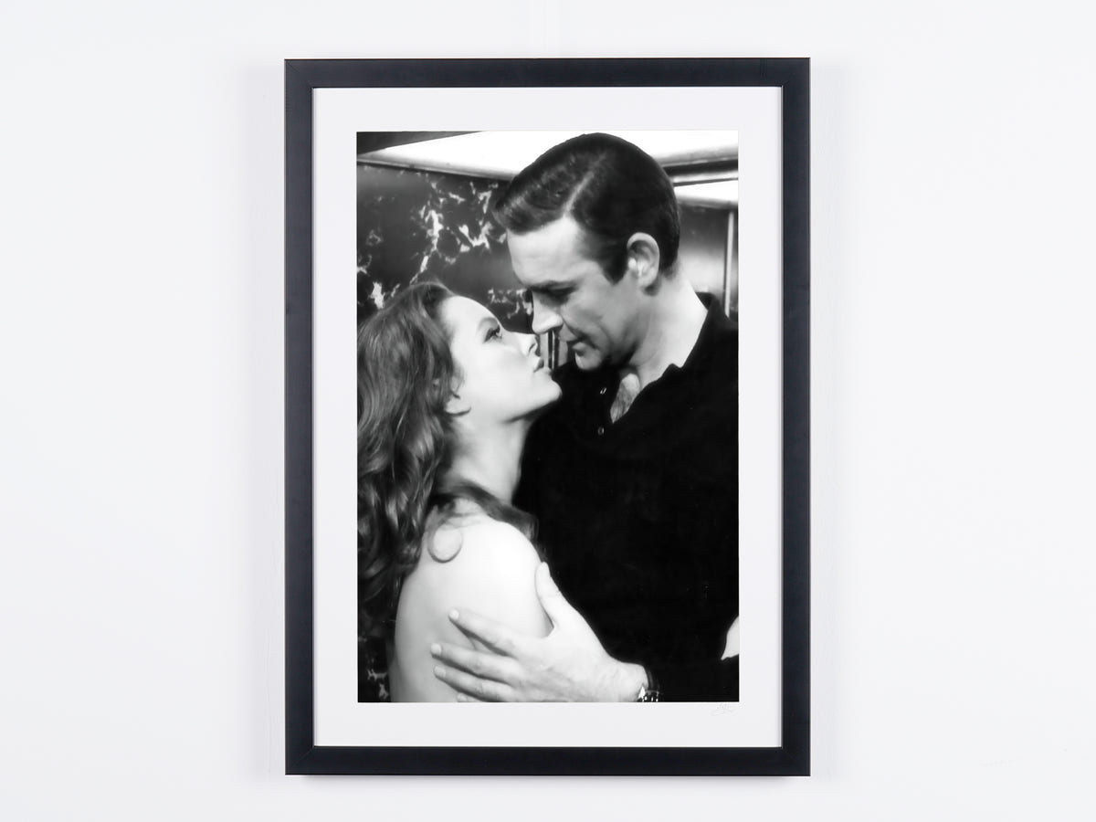 Fine art photograph of Sean Connery in Opération Tonnerre, hand-framed — limited edition of 30 numbered prints.