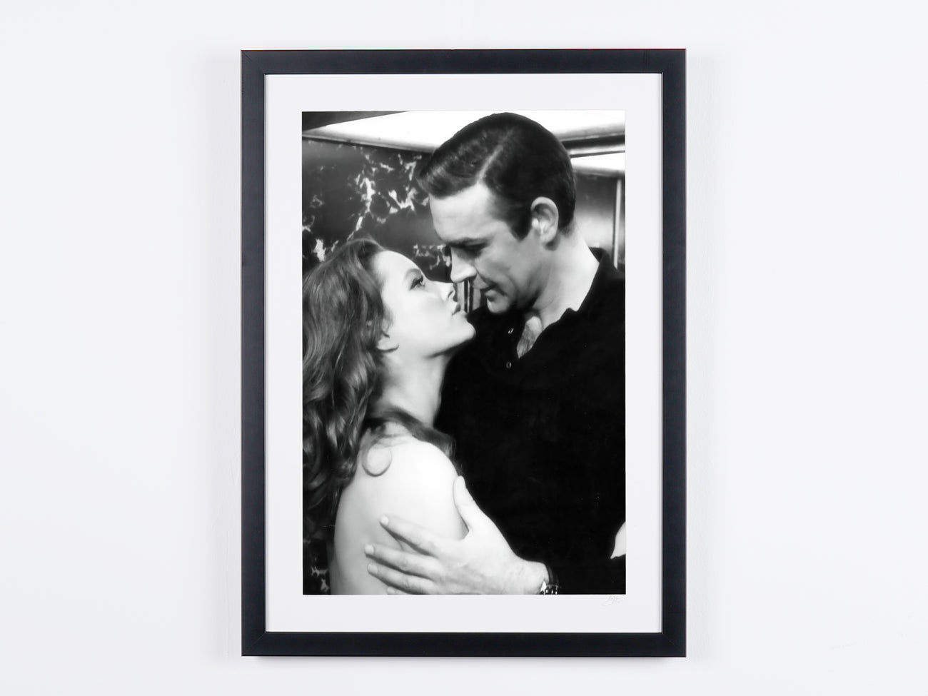 Fine art photograph of Sean Connery in Opération Tonnerre, hand-framed — limited edition of 30 numbered prints.