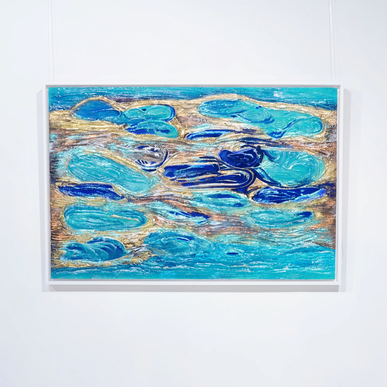 Obra de arte original de Elvira López — 156 x 106 cm. Pieza única (1/1), firmada y con certificado de autenticidad. Enmarcada.